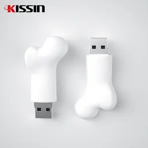 KISSINメタルケースシルバーUSB2.0スティック128MB2GB 4GB 8 GB16GBメモリースティック