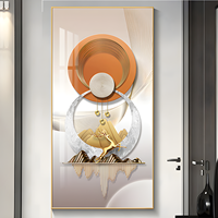 Moderne Simple Elk Art Home Decor Peintures Salon Entrer dans la Porte Couloir Cristal Porcelaine Peinture