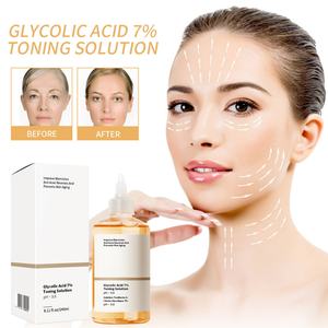 Tónico Facial con 7% de Ácido Glicólico para Eliminar el Acné, Bajo MOQ, Aclara la Piel, Personalizable con Etiquetas - Product Image 3