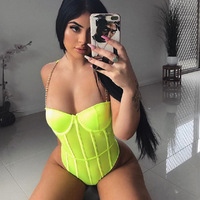 Vente en gros, personnalisation, lingerie féminine grande taille, lingerie en dentelle pour femme, lingerie en maille pour femme corpulente avec chaîne, tendance aux États-Unis