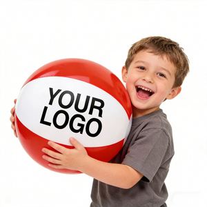 Ballon de plage gonflable en PVC personnalisé avec logo d'usine pour jeux aquatiques, sports et divertissements en extérieur - Product Image 2