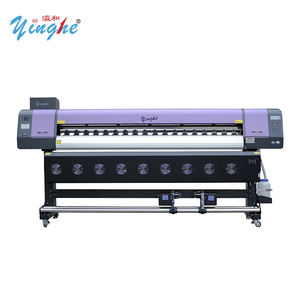 Imprimante grand format YH-2002A, imprimante numérique industrielle à jet d'encre, i3200, imprimante à solvant écologique de 2 m, bannières, vinyles, machine d'impression - Product Image 1