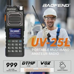 Walkie Talkie Baofeng Uv-25l con Pantalla a Color de 1.77 Pulgadas, 136-174mhz 400-480mhz, Radio Táctica para Exteriores con Cargador Tipo C - Product Image 4