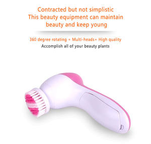 ポータブル2段階速度調整洗顔ブラシ 4つのアタッチメント付き 毎日のスキンケアに - Product Image 4