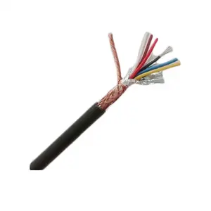 RS485电缆聚氯乙烯屏蔽线6芯0.15毫米镀锡铜电线用于信号传输和控制操作Cabl