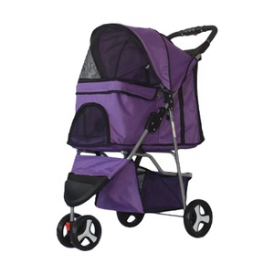 Fournitures <span class=keywords><strong>pour</strong></span> animaux de compagnie <span class=keywords><strong>Poussette</strong></span> <span class=keywords><strong>pour</strong></span> animaux de compagnie 3 roues Cage <span class=keywords><strong>pour</strong></span> chat et <span class=keywords><strong>chien</strong></span> <span class=keywords><strong>Poussette</strong></span> de voyage <span class=keywords><strong>Pliable</strong></span> Transporteur - Product Image 2
