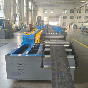 Shelf <b>Storage</b> Rack Roll Forming Machine Rack Shelf Post Upright Column Forming Machine <b>Racking</b> Upright Making Machine - Product Image 4