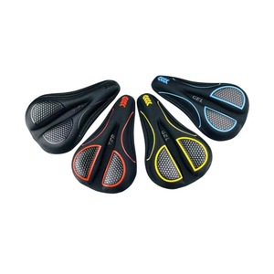 Thickened Silicone Bicycle Saddle Cover Black <b>Red</b> Blue Yellow Comfortable Gel Padding For Road Mountain <b>Bike</b> Unisex Adult - Product Image 5