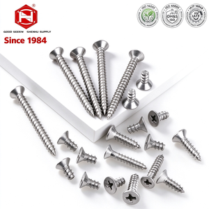 สกรูเกลียวปล่อยหัวจมสแตนเลส 304 A2 ฟิลลิปส์ GB846 DIN 7982 ST2.9-ST6.3 หัวแบน - Product Image 1