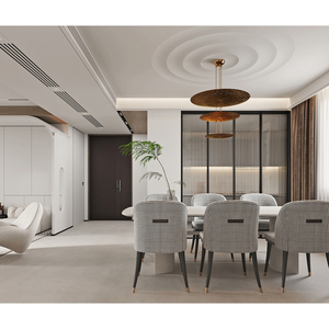 Meubles de chambre à coucher de luxe modernes de première qualité pour penthouse, ensemble complet de chambre à coucher pour hôtel 5 étoiles avec lit king size - Product Image 6