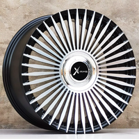 X-RIMS Jantes en alliage noir de haute qualité 19x8.5 5x114.3