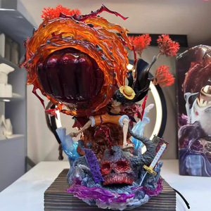 Figura de Anime de Monkey D. Luffy Gear 3 de 22 cm, Nueva de 2026, ZT One Pieces, Figura de Acción Hell Fire GK con Luz LED, Modelo de Anime - Product Image 3
