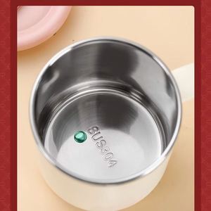 Taza de Acero Inoxidable de 500 ml Resistente al Calor para el Hogar, Oficina, Estudiantes, para Agua, Leche, Cerveza, Café, con Pajita - Product Image 2