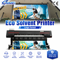 Impresora Eco Solvente de Formato Grande, Impresora de Inyección de Tinta de 1800 mm de Ancho con Cabezal de Impresión Epson I3200, Certificación CE, 2 Años de Garantía