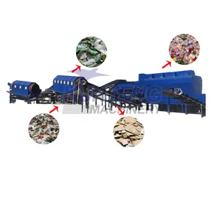Municipal solid waste sorting and separating segregation machine msw sorting systems