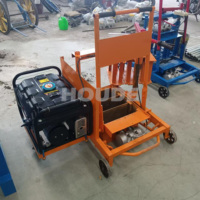 Machine à Blocs de Béton Creux de 8 Pouces et 6 Pouces à 2 Trous pour la Zambie, Alimentée par Générateur, Machine de Fabrication de Blocs Autobloquants
