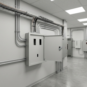 Boîtier de distribution triphasé IP45 avec isolateur 63A 100A pour l'alimentation électrique des bâtiments commerciaux - Product Image 1