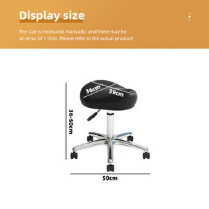 Silla de Belleza Wanmei al por Mayor, Silla de Peluquería Giratoria con Elevación, Silla de Maquillaje de PU con Ruedas para Salón de Belleza - Product Image 2