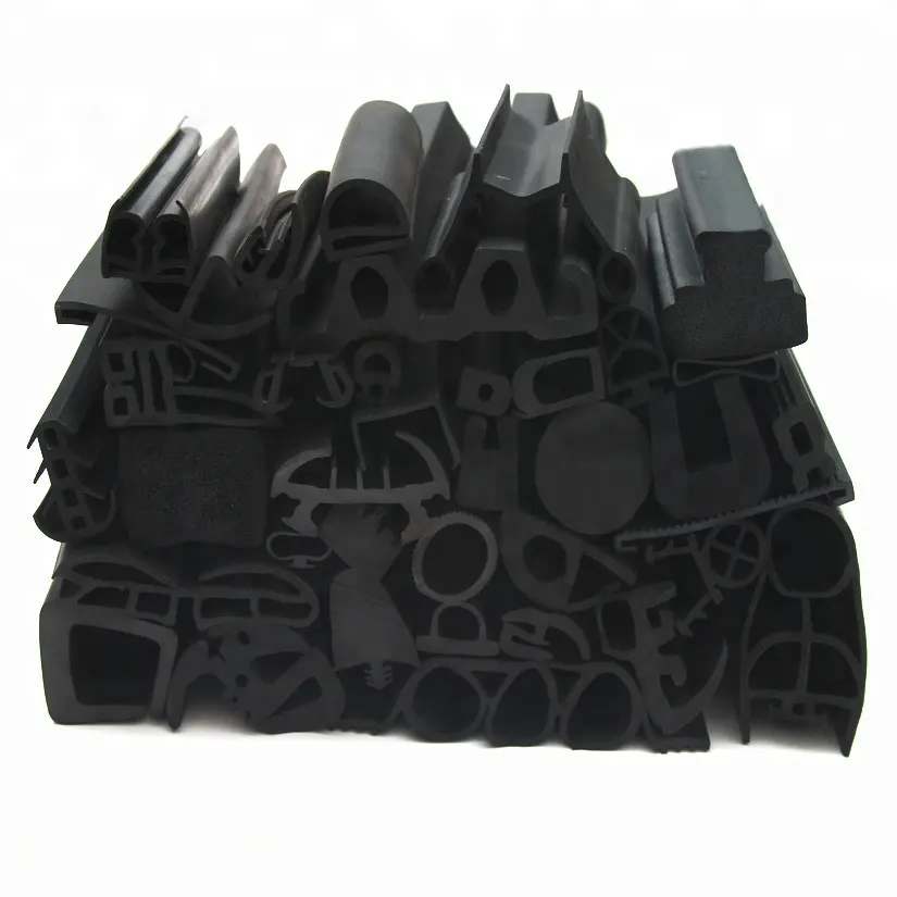 Customization U I C L J H E T D X Q F types special shapes rubber Extruded Sealing Bumpers Profiles