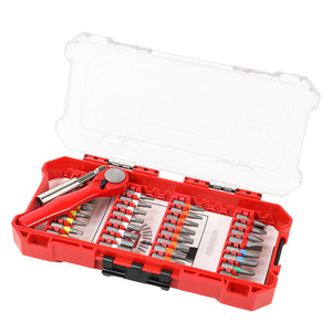 34 Piece Ratchet Wrench Set With Screwdriver Bits Phillips Flathead Bent Short For Diy Repair Tools In Plastic Box - Product Image 1