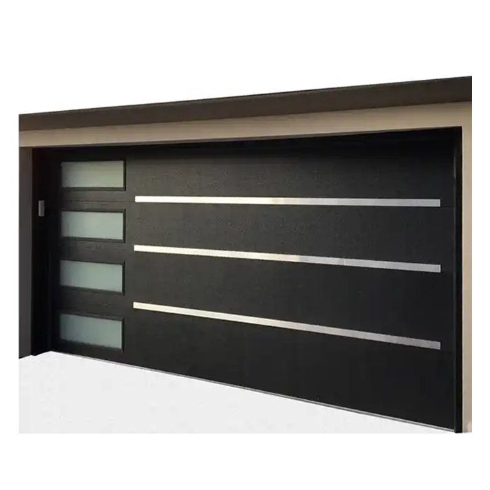 Modern 9x8 Aluminum Tempered Automatic Garage