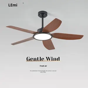 Nouveau modèle simple et moderne salon et chambre ventilateur de plafond Led lampe à spectre complet conviviale pour les yeux lampe de ventilateur de brise fraîche - Product Image 1