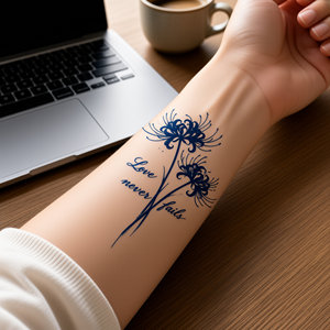 <span class=keywords><strong>Tatuaje</strong></span> Temporal Japonés con Diseño Floral Samurái, Semipermanente, Resistente al Agua, para Brazo o Cuerpo, con Logotipo Personalizado - Product Image 2