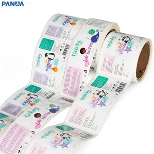 Etiqueta Adhesiva de Alta Calidad con Impresión de Logotipo Personalizado, Etiqueta Adhesiva para Polvo de Bebé - Product Image 5