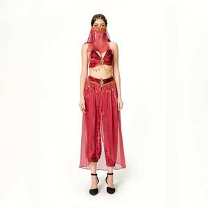 Halloween Adult Exotic <b>Costume</b> <b>Sexy</b> Latin Belly Dance <b>Cat</b> Style Princess Dress Party Outfit - Product Image 4