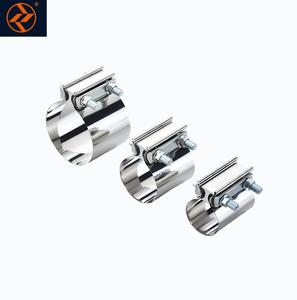 Morsetto di scarico ad alte prestazioni giunto di testa 304 in acciaio inossidabile custodia morsetto per coppia di scarico per auto - Product Image 2