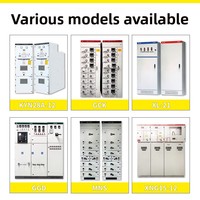 Armoire de distribution d'énergie complète de type fixe basse tension GGD, indice de protection IP45, ligne d'entrée/sortie 400-3200A