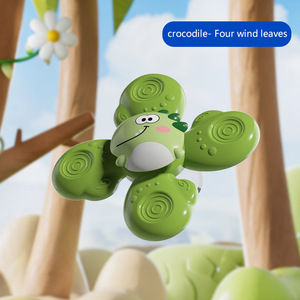 Jouets à ventouse sur le thème des animaux, lot <span class=keywords><strong>de</strong></span> 3 fidget spinners sensoriels avec éléments <span class=keywords><strong>de</strong></span> dentition - Product Image 4