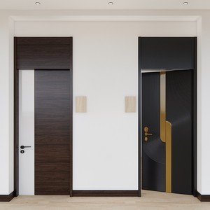 Portes intérieures en bois massif haut de gamme pour appartements et maisons – Vente en gros depuis la Chine - Product Image 6