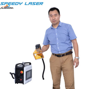 เครื่องแกะสลักเลเซอร์แบบพกพา 20w 30W 50W เครื่องมาร์กกิ้งไฟเบอร์เลเซอร์ขนาดเล็กแบบมือถือ สำหรับโลหะ ยาง และยางรถยนต์ - Product Image 6