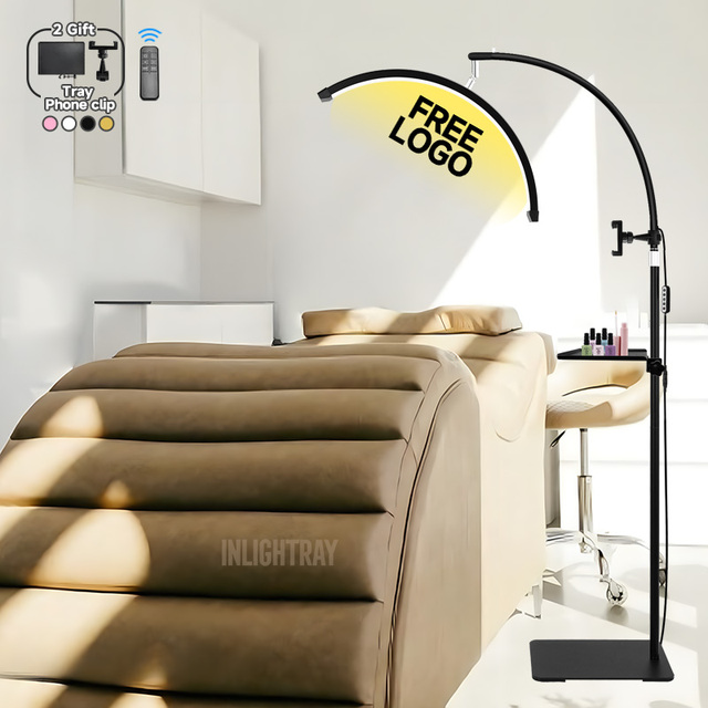 Customizable Remote Half Moon Lash Light for Esthetician With Moonlight and Tattoo Features for Salon Lash Rooms High Quality