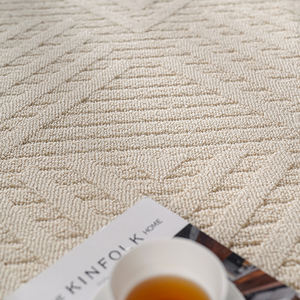 Modèle personnalisé fabricant de tapis chinois nordique uni imprimé en machine lavable grand tapis en polyester Tapete pour le salon - Product Image 5