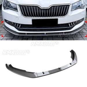 Lèvre de pare-chocs avant pour Skoda Superb B8, protection de pare-chocs, couvercle, accessoires de voiture pour Skoda Superb B8 2016-2018 - Product Image 3