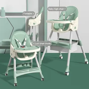 Baby High Chair Adjustable Baby Dining Chair Baby Folding Dining Chair