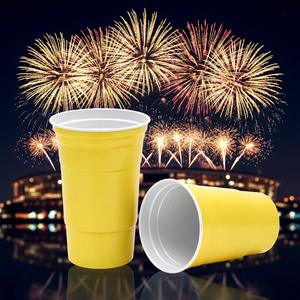 Vasos de aluminio de 12 oz con tazones, recargables para velas, recubiertos para café, viajes, comunión, 650, que cambian de color, FDA - Product Image 1