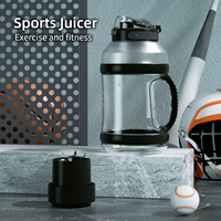 BPA-vrije elektrische sapshaker 2L grote sapblender handpers voor sport, reizen, gym, yoga