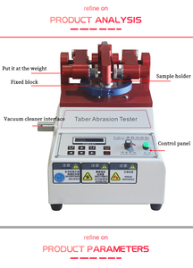 Probador de Abrasión Electrónico para Telas y Cuero YUYANG, Máquina de Prueba con 1 Año de Garantía - Product Image 3