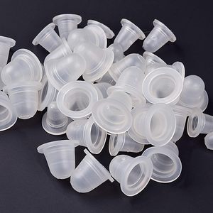 Silicone Tattoo Ink Cups Semi Permanent <b>Makeup</b> Pigment Caps Microblading Ink Cup <b>Holders</b> - Product Image 2