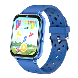 Montre connectée amusante pour enfants avec jeu de puzzle, musique, moniteur de fréquence cardiaque, suivi de santé, appel vocal IA <span class=keywords><strong>et</strong></span> étanchéité - Product Image 1
