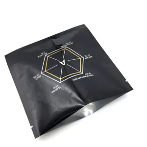 Custom Disposable 3 Side Seal Single Serve Pack Pouch Small Mini Steeped Foil Coffee Tea Outer Individual Sachet Packaging Bag