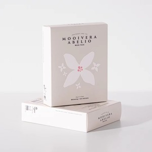Boîte de vente au détail pour masques faciaux avec emballage anglais, boîte de vente au détail pour masques faciaux avec code-barres, expédition rapide, masque en feuille, expédition rapide, pack facial - Product Image 4
