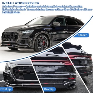 Car Styling AT Style Forged Carbon <span class=keywords><strong>RS</strong></span> <span class=keywords><strong>Q8</strong></span> Bodykit para <span class=keywords><strong>Audi</strong></span> RSQ8 Body Kit Front Lip Rear Difusor Roof Wing Fender Flares Air Vent - Product Image 4