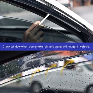 Pare-soleil latéral compatible avec Honda Civic Hatchback 2017-2021, protection contre la pluie, 4 pièces, déflecteurs d'air pour voiture, visières anti-vent pour voiture - Product Image 5