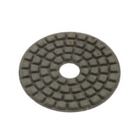 Disque abrasif diamanté noir et blanc de 4 pouces à dureté moyenne JDK, personnalisable OEM pour le meulage du granit