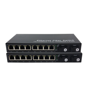 Convertidor de Medios SC de Venta Caliente de Fábrica, Switch Ethernet de 20KM, 2 SC + 8 RJ45, Switch de Fibra Óptica, Convertidor de Medios de Fibra Óptica - Product Image 3