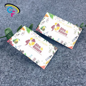 Nouvelle popularité personnalisé couleur impression mat enduit papier beauté affaires cadeau cartes de fidélité pour commande - Product Image 3